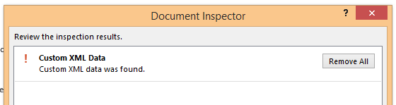RemoveCustomXML